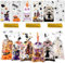 BBLIKE Halloween Tüten,Halloween süßigkeiten tüte,120 Pcs Cellophantüten mit Twist Krawatten, Halloween Beutel für Halloween-Party, Urlaubsfeier, Halloween Tasche Für Halloween Sweets Kekse Snacks