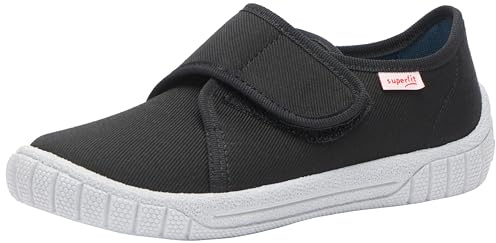 Superfit Jungen Bill Hausschuh, Schwarz 0118, 35 EU X-Weit