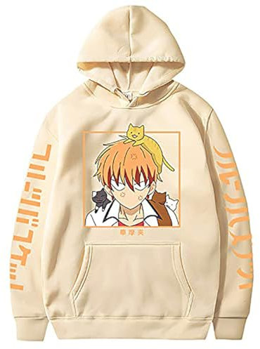 Nesthome Früchte Korb Hoodie Tohru Cosplay Sweatshirt Pullover Sohma Yuki Kyo Harajuku Cute Long Sleeve für Unisex