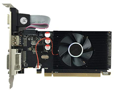 DISPRA Tarjeta de gráficos PCI Express HD7450 2GB DDR3 64bit LP Placa de Video Card PC para la Tarjeta de Video ATI Radeon