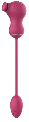 Dream Toys Essentials Flexible Dual Stimulator And Vibrating Egg Pink Vibrator 9 x 5,5 cm x 3,1 cm