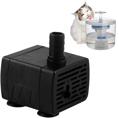 Mini Pompe à Eau Submersible USB,Mini Pompe à Eau Submersible,Mini Pompe à Eau Ultra Silencieuse,Réglable Silencieuse Aquarium Pump,Pompe de Fontaine à Chat Chien,pour Animaux Compagnie,Aquarium,5W