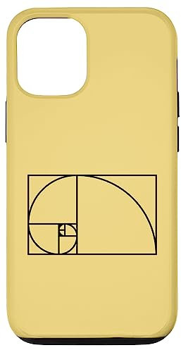 Hülle für iPhone 14 Goldenes Verhältnis Spirale Fibonacci Spirale