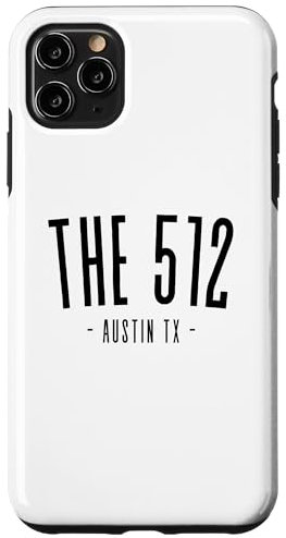 Carcasa para iPhone 11 Pro Max Código de área 512 Austin Texas TX 512