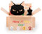 ds. distinctive style Mittelfinger Katze Geburtstagskarte 3D Pop Up schwarze Katze Geburtstagskarte lustige Erwachsene Geburtstagskarten für Frauen