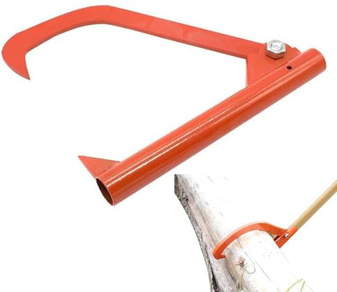 Whrcy Outil de Levage de bûches, lève-bûches en Bois,Cric à bûches en Acier Robuste - Le Rouleau à bûches ne Peut Pas Crocheter Le cric à Bois, Outil d'exploitation forestière en Acier Inoxydable,