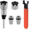 2 In 1 Router Extension Rod Accepts 1/4& Shank Bits ER20 Wrench Included Improve Efficiency