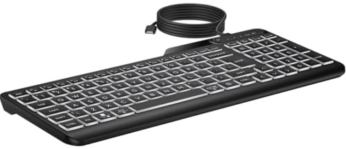 HP Tastiera cablata retroilluminata multi-dispositivo 405 (7N7C1UT)