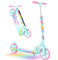 BELEEV V9 Big Wheel Scooter mit LED Leuchtet Lenker & Deck, Roller Kinder 6 Jahre mit Höhenverstellbar, ABEC-9, 200mm Räder, Tragegurt, Faltbare Cityroller Jugendliche & Erwachsene, Tretroller Kinder