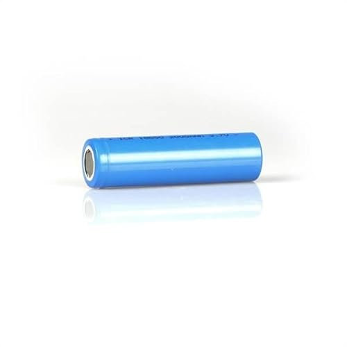 Mach Power Batteria Ricaricabile 18650 3.7V 2000mAh, Oltre 500 Cicli di Ricarica, Compatta e Sicura, con Protezioni Integrate, per Torce, Dispositivi Medici, Giocattoli (HC-BT18650)