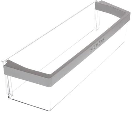 Compartimento de almacenamiento adecuado para Siemens 00705189 - Soporte para botellas (428 x 100 mm, para puerta de frigorífico)
