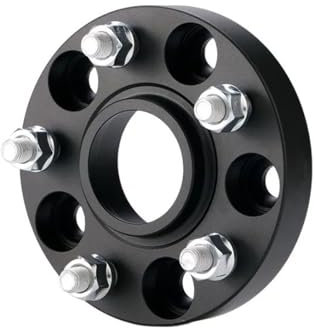 Spurverbreiterungen Für Ford Für Focus Für C-MAX Für Taurus Für Jaguar XJ XF XK S-TYPE Für PoleStar M12x1.5 1-teiliger Spurverbreiterungsadapter PCD 5x108 CB 63.4 Auto Distanzscheiben(Black 15mm)