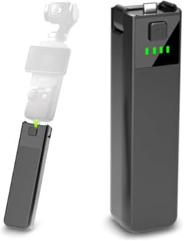 Compactly 5000mAh Rechargeable Battery Handle Enables Double Device Charging Quick Charging For Mobile Photography Battery For Camera