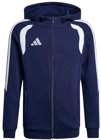 adidas Unisex Kinder Tiro 26 League Sweat Full Zip Kids Sweatshirt, Team Navy Blue 2/White, 3-4 Years