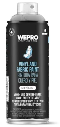 MTN WEPRO Pintura para piel Gris, Spray 400ml