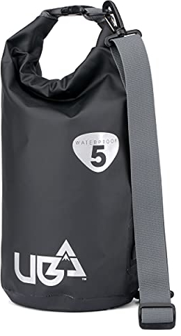 Urban Beach Unisex Wasserdichte Rolltop Trockentasche – 30 L, unisex, Waterproof Rolltop, schwarz