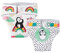 Heless 120 - Stoff-Windeln für Puppen im Pinguin Pünktchen Design, 2 Stück mit Klettverschluss, Größe 35 - 45 cm Mehrfarbig