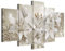 B&D XXL - Quadro Fiori Giglio 150x75 cm 5 Pezzi Stampa su Tela in TNT XXL Immagini Moderni Murale Fotografia Grafica Decorazione da parete Quadri Componibili Astratto Natura Botanico b-A-0309-b-o
