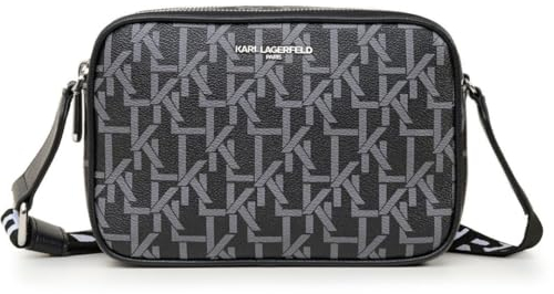 Karl Lagerfeld Paris Lh0ej9bj-sb7-1sz, Bandoulière Femme, Noir/Slte, Taille Unique