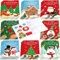 Faccito Malbücher Party Mitgebsel 24 Stück Weihnachten Mini Ausmalbücher DIY Kunst Malbücher Set für Strumpf Süßigkeiten Tüten Füllung Feiertag Party Geschenk