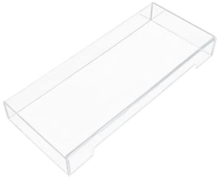 DOITOOL Couverture De Clavier, Acrylique Transparent Anti-Chat Couverture De Clavier, Protege Mécanique Couvercle De Clavier D'ordinateur, Protege Clair De Clavier pour Clavier sans