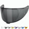 Everalo Kompatibel mit Shoei Nxr 2 Visier - Z8 - X15 - xSPR Pro - Cwr f2 - Cwr f2pn - Helmvisier Pinlock Ready Anti-Kratzer und Anti-Beschlag (Schwarz 80%)