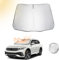 GIUD Tiguan SWB LWB Allspace 2016-2022 Windschutz Sonnenblende Klappbarer Sonnenblende Schutz Sonnenblende Abdeckung, UV-Strahlen Block Tiguan Allspace Sonnenschutz für Frontscheiben