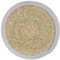AMBITION Rundes Platzdeckchen Boho Natural 35 cm Teller Untersetzer aus Seegras Baumwollseil runde Tischmatte Deko Matte