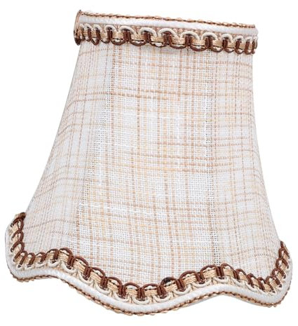 Ciieeo Lampenschirm vertieft LED-Lichtleisten Nachttisch Pavillon Schattierungen Basen Oval tischlampe wandlampe hangelampe Lampenabdeckung für zu Hause Bauernhausleuchten Leinengaze