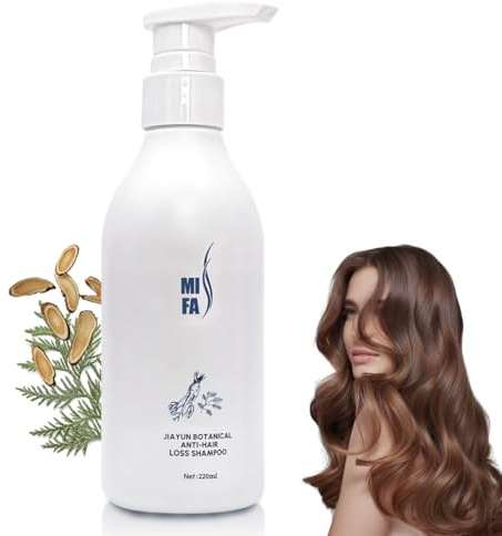 Hefo Natürliches Shampoo gegen Haarausfall mit Safran – Stärkt Haarwurzeln, Reduziert Haarverlust, Für Voluminöses & Gesundes Haar – Sanfte Formel mit Pflanzlichen Tensiden (220ml)