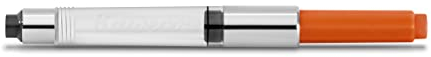 Kaweco Standard Converter Sunrise Orange Chrome for Fountain Pens from SUPRA, SPECIAL, STUDENT, DIA2, PERKEO series | Ink Converter Fountain Pen with 0,82 ml Filling Capacity
