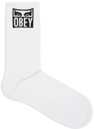 OBEY, eyes icon socks, White - TU