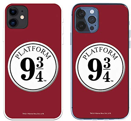 Schutzhülle für iPhone 12 - iPhone 12 Pro Offizielles Harry Potter Anden 9 3/4 zum Schutz Ihres Handys. Flexible Silikonhülle mit offizieller Lizenz von Harry Potter.