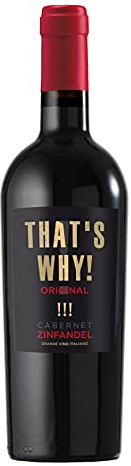 Contri S.p.A. That's Why! Cabernet - Zinfandel IGT, Rotwein aus Italien, Trocken, Apulien trocken (1 x 0.75 l)