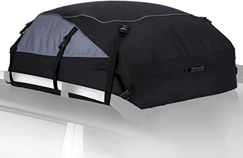 Auto Dachbox (792 Liter). wasserdichte Autodachtasche aus Oxford 600+PVC Innenausstattung, flexibel mit 6 Gurten zur Montage in Autos mit oder ohne Dachgepäckträger. (160 x 110 x 45 cm)