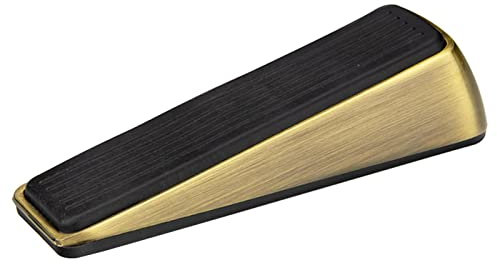 EMVANV Metal Door Stop, Heavy Duty Door Stop, Anti-Scratch/Rust Wedge Stopper for Bottom of Door Rubber Heavy Doorstops Wedge Door Stoppers