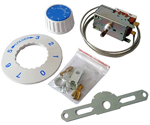 Place4parts Universal Fridge Refrigerator Larder Thermostat Kit VC1 for Fridges with No Auto Defrost