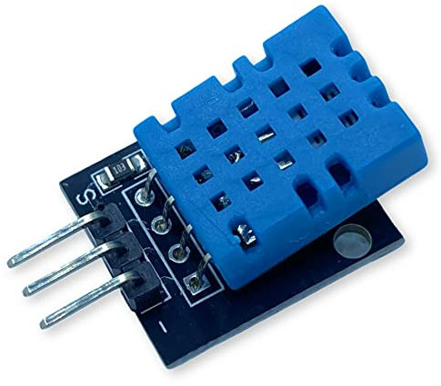 NGEN DHT11 Temperatur- und Feuchtigkeitssensor-Modul für Raspberry Pi, Arduino und andere Microcontroller - Blau, Einstecken, Leiterplattenmontage, 3.3-5.5V, 16-Bit-Auflösung, ±2°C/5% Genauigkeit