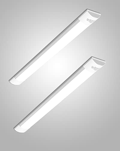 Bellanny LED Deckenleucht Röhre Licht 115cm, 40W 4800LM Leuchtstoffröhre Feuchtraumleuchte LED - 6500K Kaltweiß 130° Abstrahlwinkel Tube Lichtleiste für Wohnzimmer Küche Garage Werkstatt Büro,2Pack