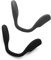 Nasenpads für Oakley Crossrange/Crossrange XL/Crossrange R Sonnenbrille, Schwarz + Grau, Einheitsgröße