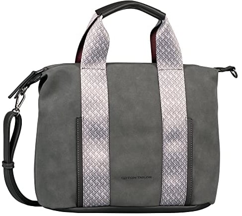 TOM TAILOR bags Cara Damen Bowling Bag Handtasche Mittelgroß Grau