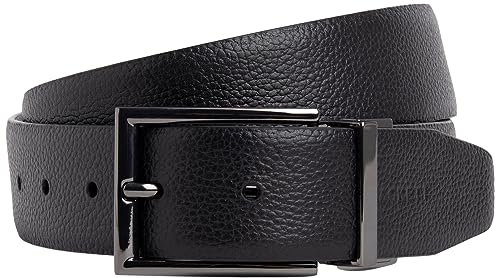Hackett London Herren Reversible Belt, Black (Black/Brown), 40