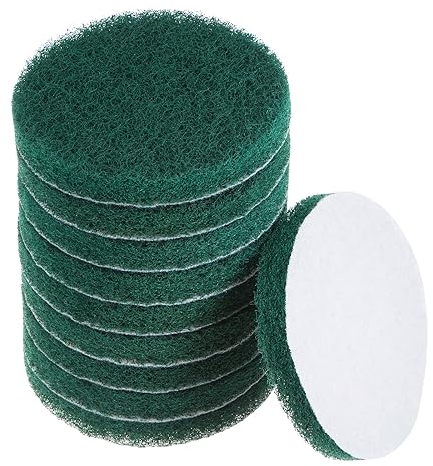 QUARKZMAN 10uds Taladro Eléctrico Cepillo 5 Pulgadas Azulejos Fregador Estropajos Almohadillas 150-240 Grano para Baño Cocina Hogar Limpieza