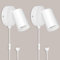 TaFiCo 2PCS Applique Murale Intérieure avec Prise et interrupteur - 7W Blanc GU10 Lampe de Chevet Murale Moderne Tourner 350° - Lampe Murale pour Chambre Salon Couloir - Sans Ampoules