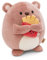 NICI MYMOCHI Kuscheltier Bär Nomo 27 cm mit Pommes, Flauschiges Stofftier zum Kuscheln, Spielen und Liebhaben, Liebevoll gestaltet - 61408