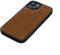 PORTER RILEY - Leather Case Compatible with iPhone 16 Pro Max. Premium Genuine Leather Slim Back/Bumper/Shell/Shockproof Case (Chocolate Brown)