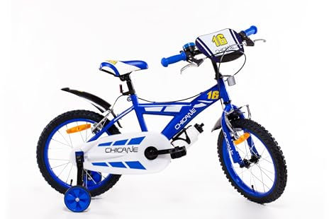 SCH Chicane Fahrrad, Kinderfahrrad, Blau, 16 Zoll
