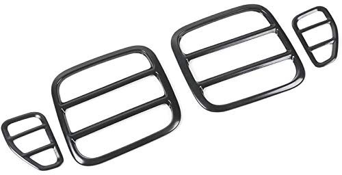 Pluuttiem Schwarze RüCklicht Schutz Abdeckung Heck Leuchten Schutz für 2015-2018