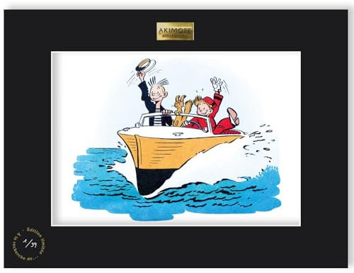 Poster Kollektion Akimoff Spirou & Fantasio, Boot (40 x 30 cm)