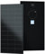 ECO-WORTHY Panel solar monocristalino de 120 W, 12 V, todo negro, módulo solar con líneas de rejilla cero en la parte delantera del placa solar, adecuado para caravanas, balcones, jardines, barcos